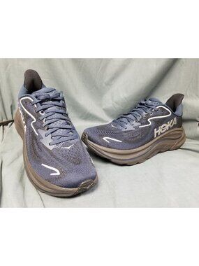 Hoka One One Clifton 10 Varsity Navy Black Sneakers Men's Size 9.5 NEW NO BOX!